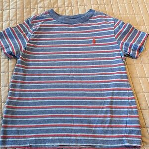 Polo By Ralph Lauren Striped Blue and Red Kids Shirt great condition!
